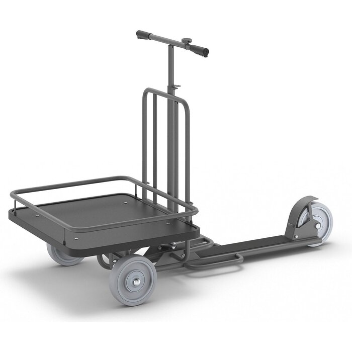 Kongamek Kongamek Scooter bedrijfsstep met laadplatform Grijs x x