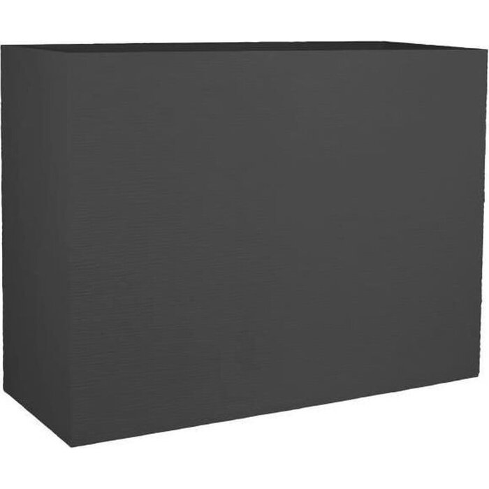 EDA EDA - plantenbak - rechthoekig - 46 liter - 78,5 x 29,5 x 60 cm - Volcania Stone - effect Graphite