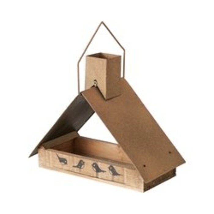 Boltze Vogelfutterhaus Rouge hängend