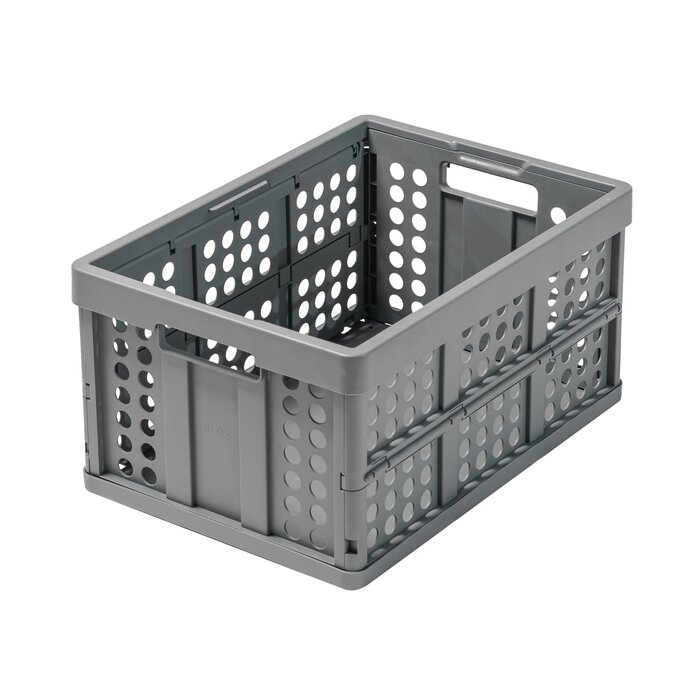 Clax  Caisse pliante Clax 46 litres gris-noir