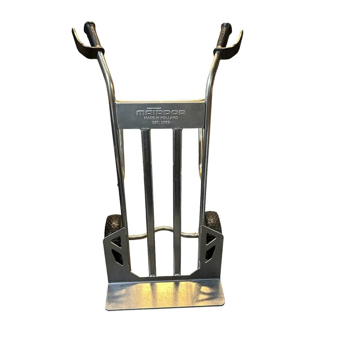 Matador Weiße Ware Sackkarre NST-500 Aluminium Extra große Stich 58x14cm auslaufsichere Räder