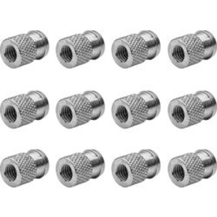 QBRICK Qbrick System M8 Gewindeeinsätze - 12 Stück.