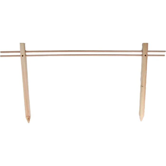 Esschert Design Support de plantes en bois Dutchlander pour balcon ou jardin