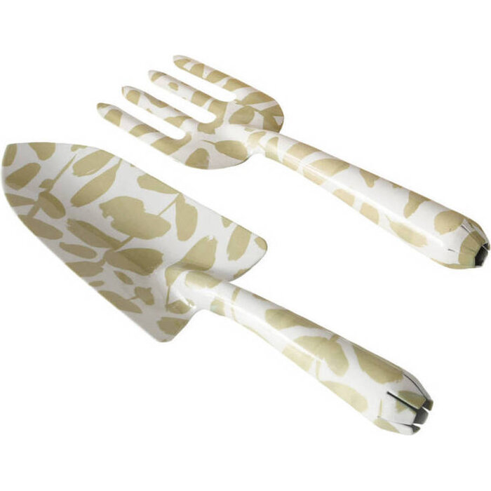 Boltze Outils de jardin FAGO : mini-bêche et mini-fourche à fleurs, set de 2