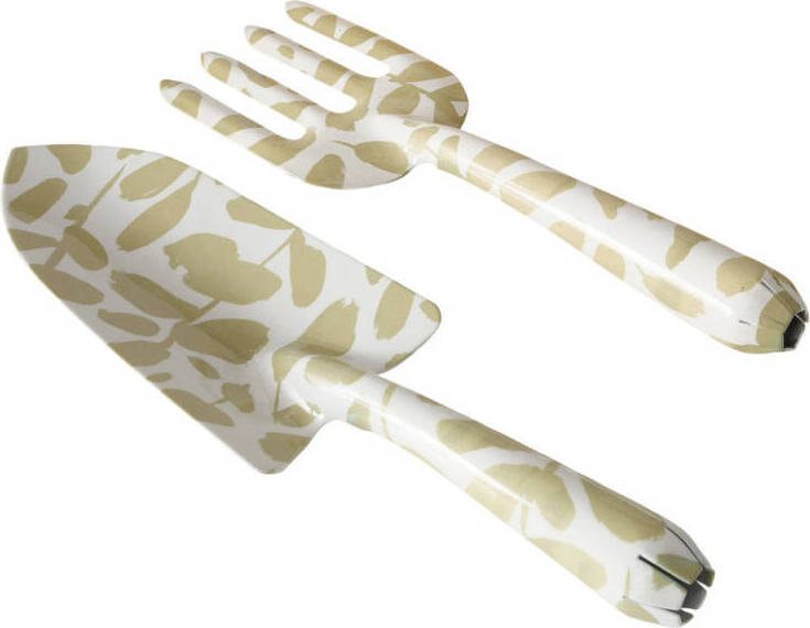 Boltze Outils de jardin FAGO : mini-bêche et mini-fourche à fleurs, set de 2