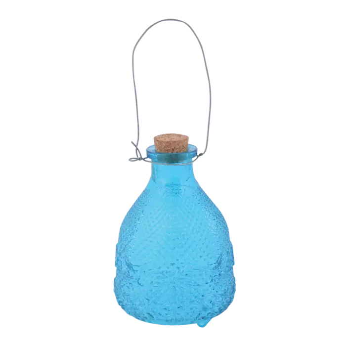 Esschert Design Dutchlander Vintage wespenval ruitjesglas S Blauw