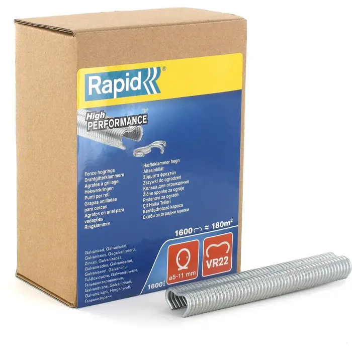 Rapid Agrafes RAPID 1600 galvanisées VR22