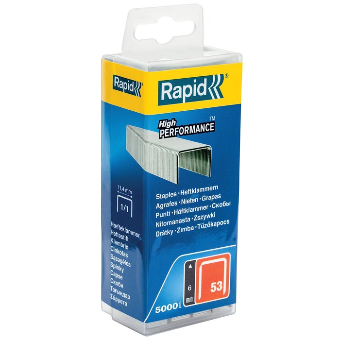 Rapid Rapid Hefter 53/6 mm verzinkt 5.000 Stück