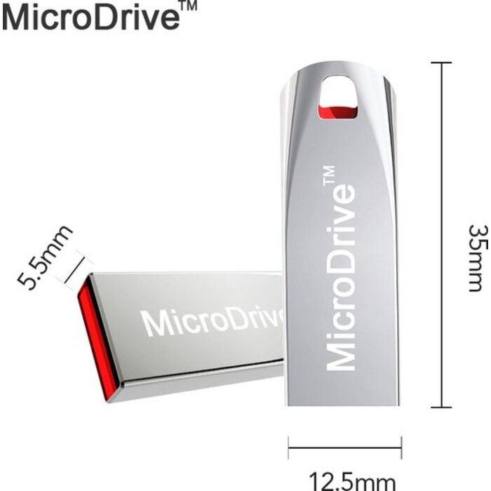 Microdrive USB Flash Drive 32 GB Zilver