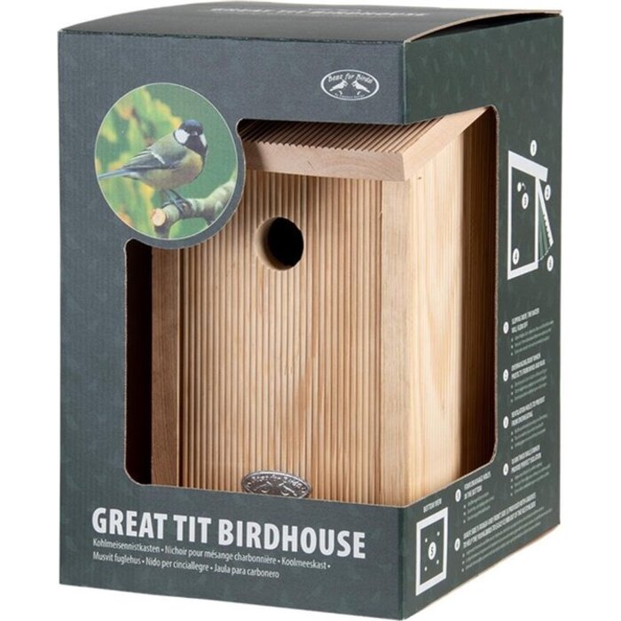 Esschert Design Esschert Design Nestkast Koolmees in Giftbox