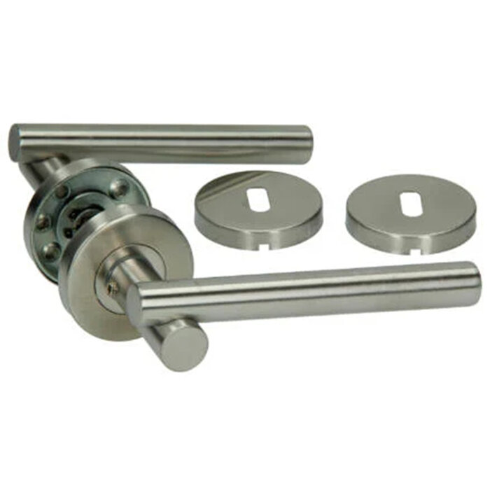 Yale Yale Roy BB deurklinkset op rozet 53mm inox