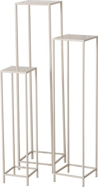 Boltze Corvin 3 pièces table à plantes métal