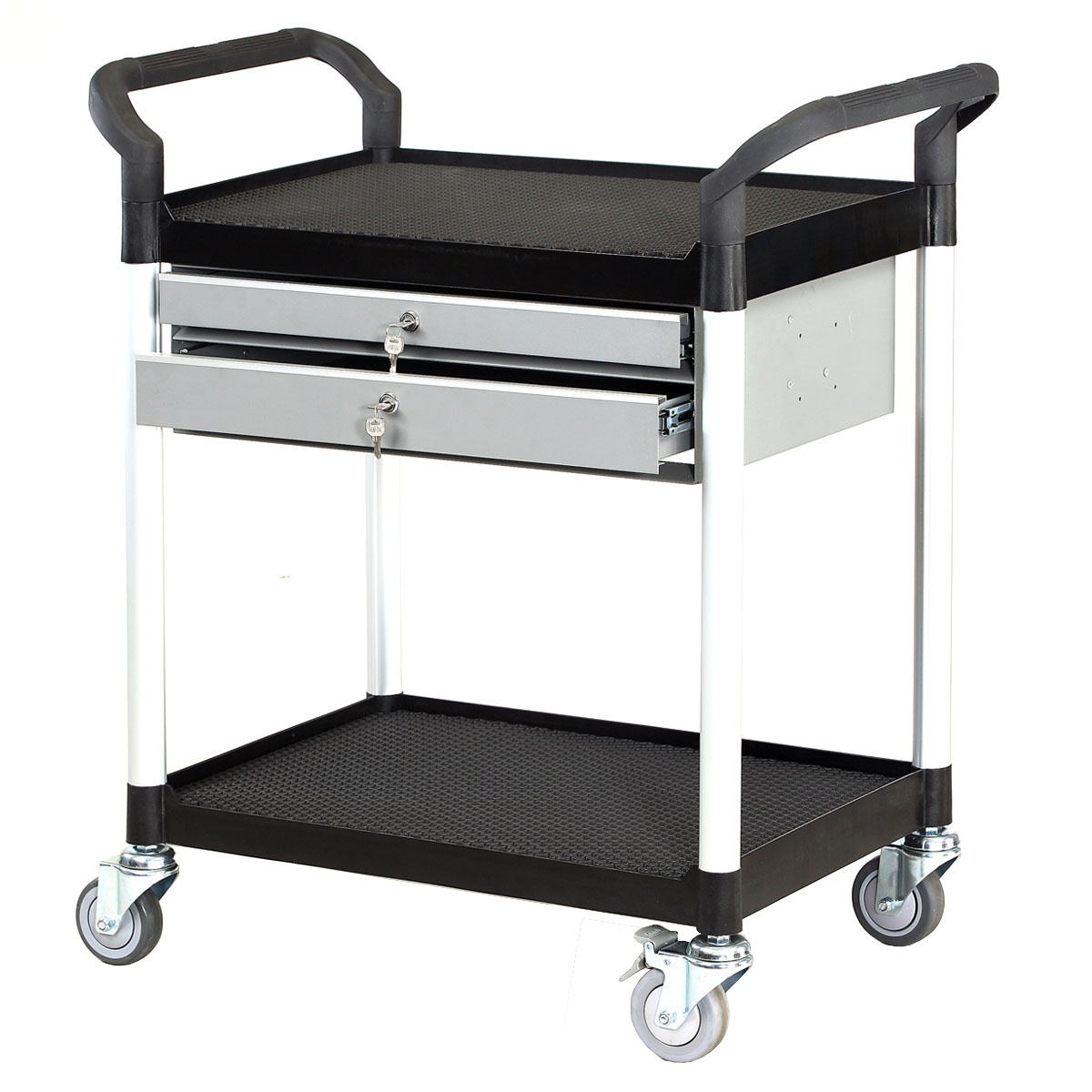 Matador Matador Wagen Typ 909B-2L 2 Etagen schwarz und 2 Schubladen