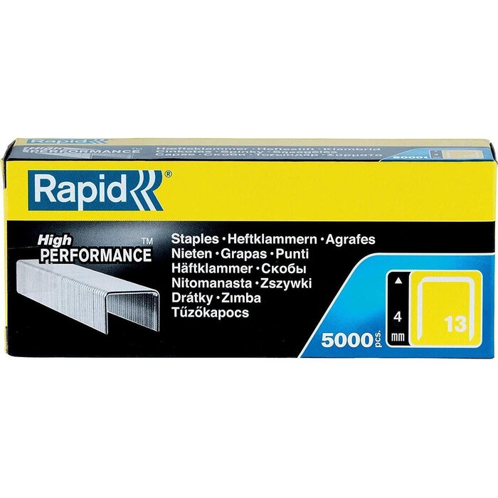 Rapid Rapid Nr. 13 fijndraadnieten 4 mm -  5000 Nietjes