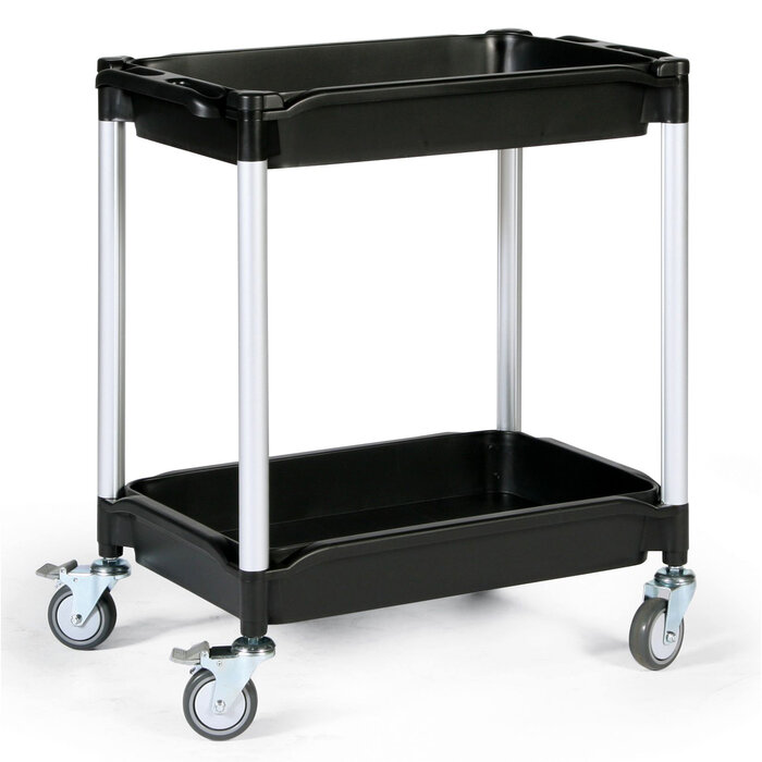 Matador Matador Regalwagen 608E mit 2 Kastenböden L790 x B480 x H875 mm schwarz