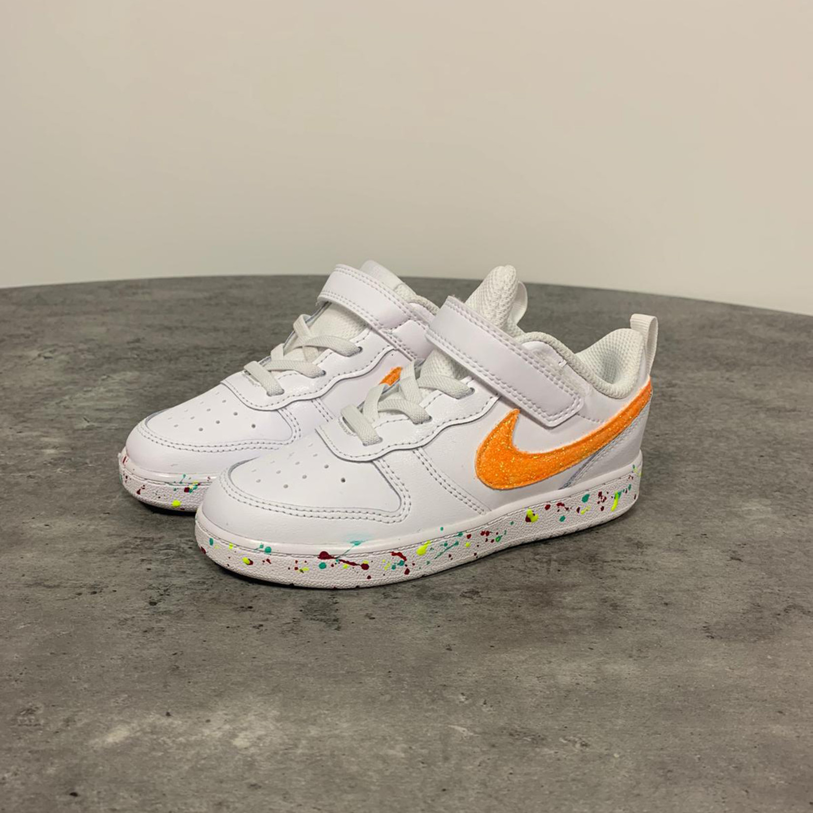 Schoenen Meisjes Verf spetters oranje - Het Kleding Maatje