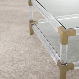 Eichholtz Carpet Liam silver sand viscose linen 300 x 400 cm