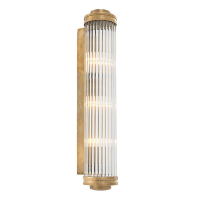 Wall Lamp Gascogne XL vintage brass finish