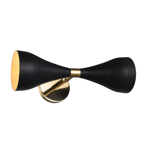 Eichholtz Wall Lamp Cordero polished brass black finish