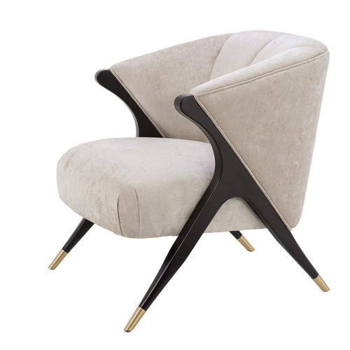Eichholtz Chair Pavone mirage off-white