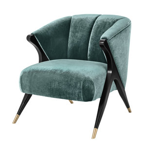 Eichholtz Chair Pavone aegean green