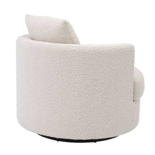 Eichholtz Swivel Chair Felix bouclé cream