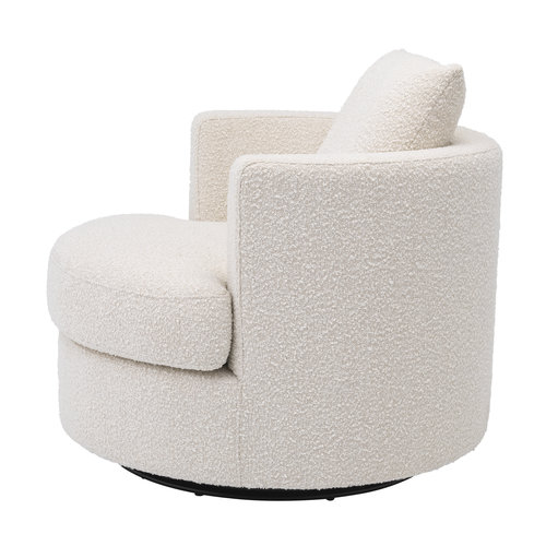 Eichholtz Swivel Chair Felix bouclé cream