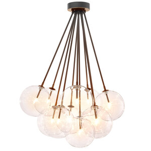Eichholtz Ceiling Lamp Molecule bronze highlight finish