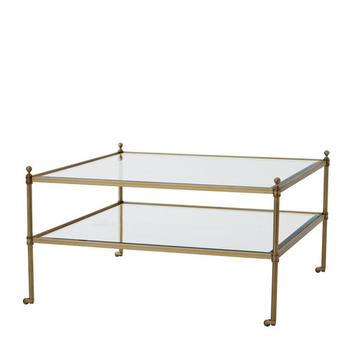 Eichholtz Coffee Table Aubrey aged brass finish