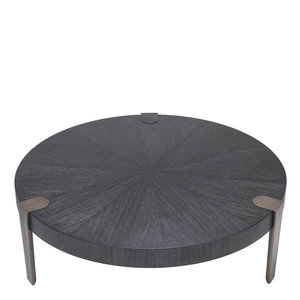 Eichholtz Coffee Table Oxnard charcoal grey oak veneer