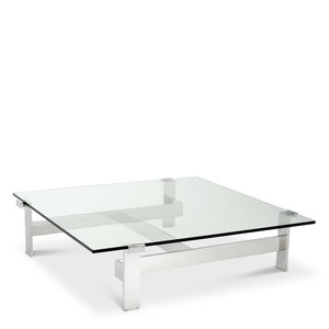 Eichholtz Coffee Table Maxim polished stainless steel