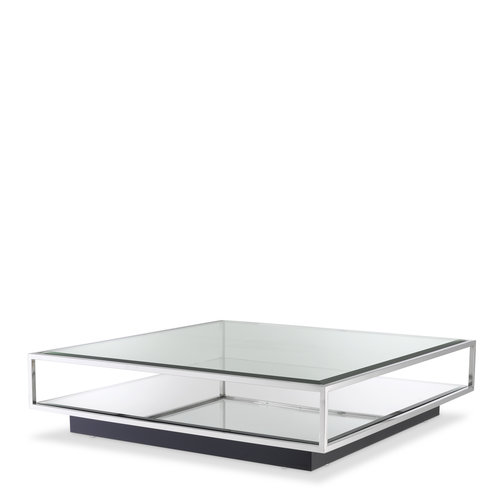 Eichholtz Coffee Table Tortona L polished stainless steel