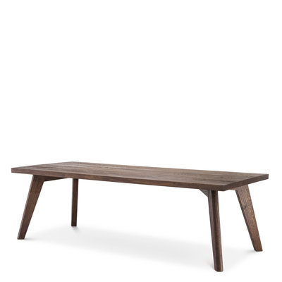 Dining Table Biot 280 x 110 cm brown oak