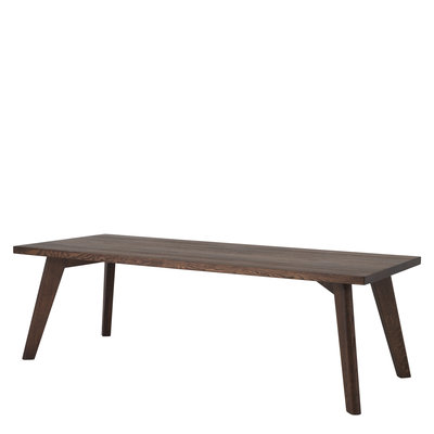 Dining Table Biot 240 x 100 cm brown oak