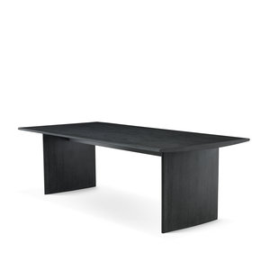 Eichholtz Dining Table Tricia charcoal grey oak veneer