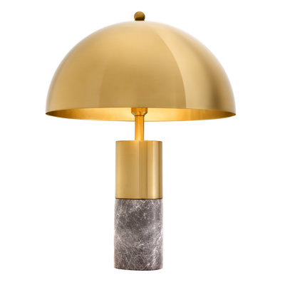 Table Lamp Flair brass finish incl shade