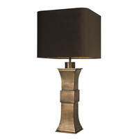 Table Lamp Avia vintage brass finish incl shade