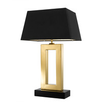 Table Lamp Arlington gold finish incl. shade