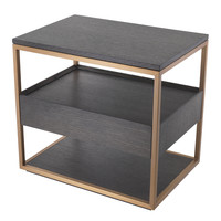 Side Table Parker mocha straight oak veneer