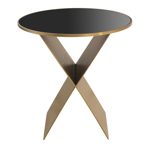 Eichholtz Side Table Fitch S brushed brass finish