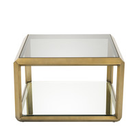 Side Table Callum brushed brass finish