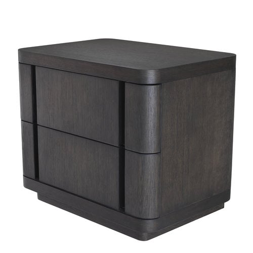 Eichholtz Bedside Table Modesto mocha crown oak veneer