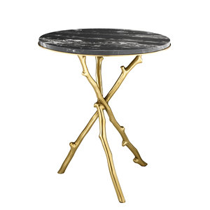 Eichholtz Side Table Westchester gold finish marble top