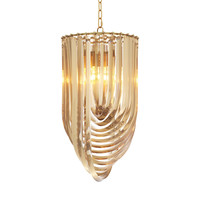 Chandelier Murano champagne ø 35 x H. 65 cm