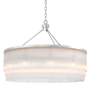 Eichholtz Chandelier Hector L nickel finish