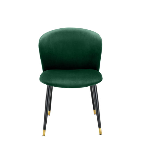 Eichholtz Dining Chair Volante roche dark green velvet