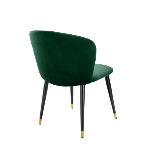 Eichholtz Dining Chair Volante roche dark green velvet