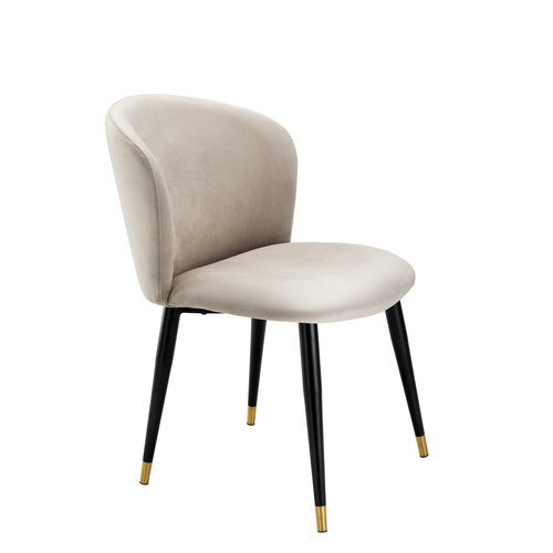 Eichholtz Dining Chair Volante roche beige velvet