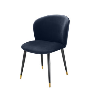 Eichholtz Dining Chair Volante savona midnight blue velvet