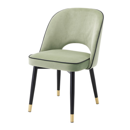 Eichholtz Dining Chair Cliff savona pistache green velvet set of 2